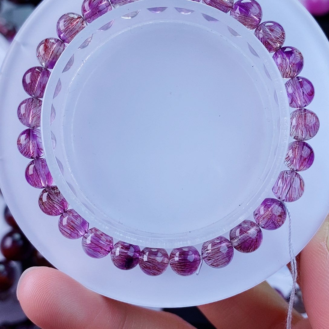 水晶手链未镶嵌水晶超七