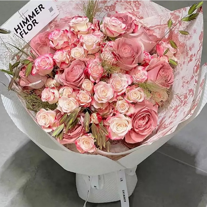 欧式复古印花包装纸鲜花花束花艺手工diy包装纸创意花艺包装纸