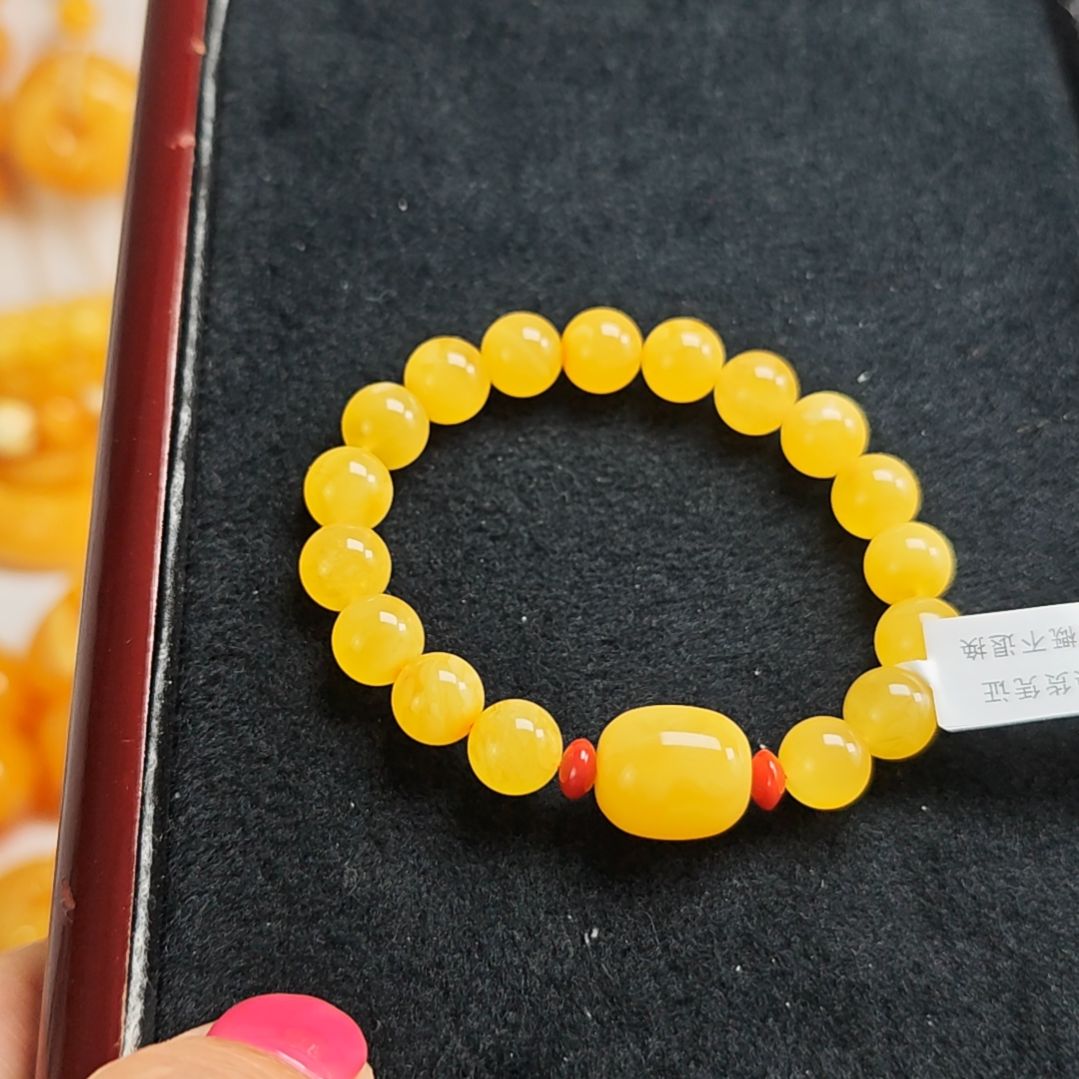 手串蜜蜡未镶嵌手串9米