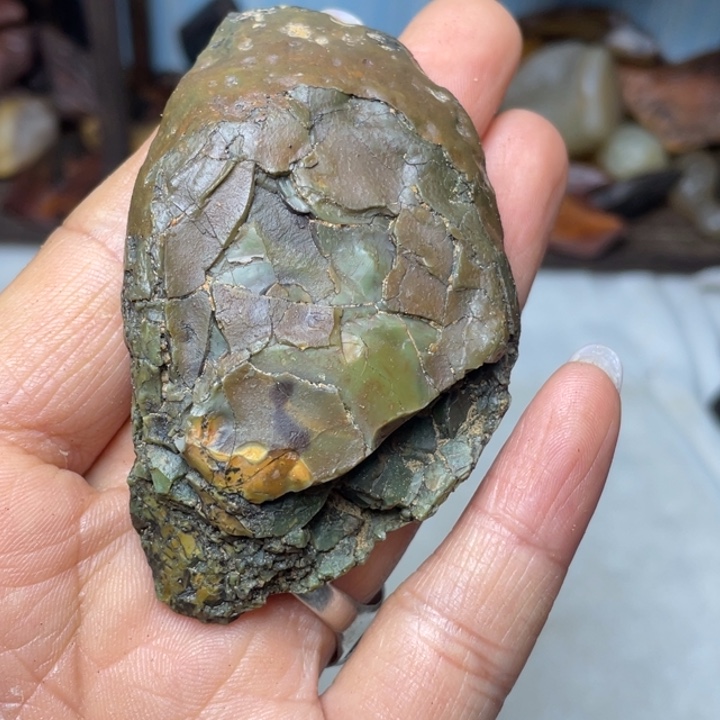 神***罗石材戈壁牧民美石原石