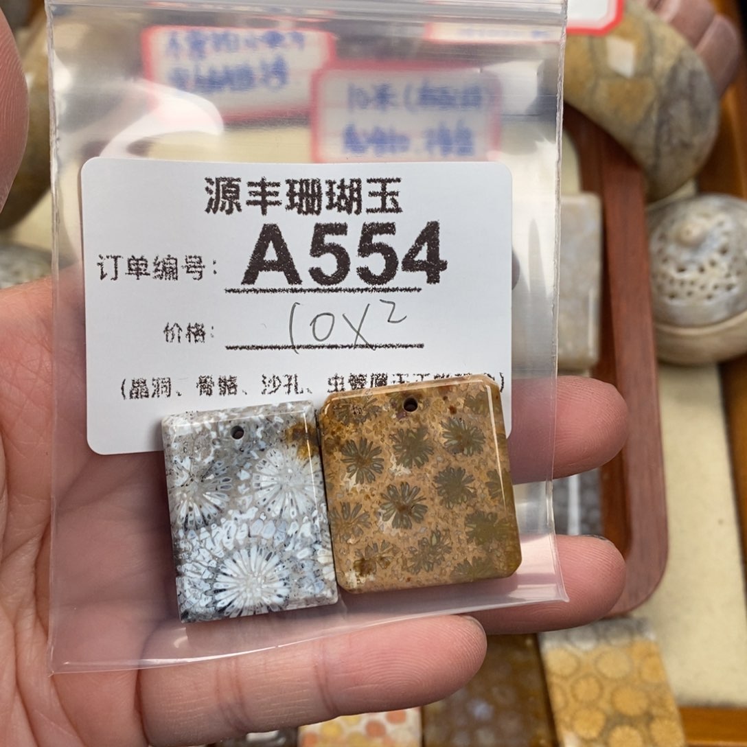 硅化玉颈饰未镶嵌?