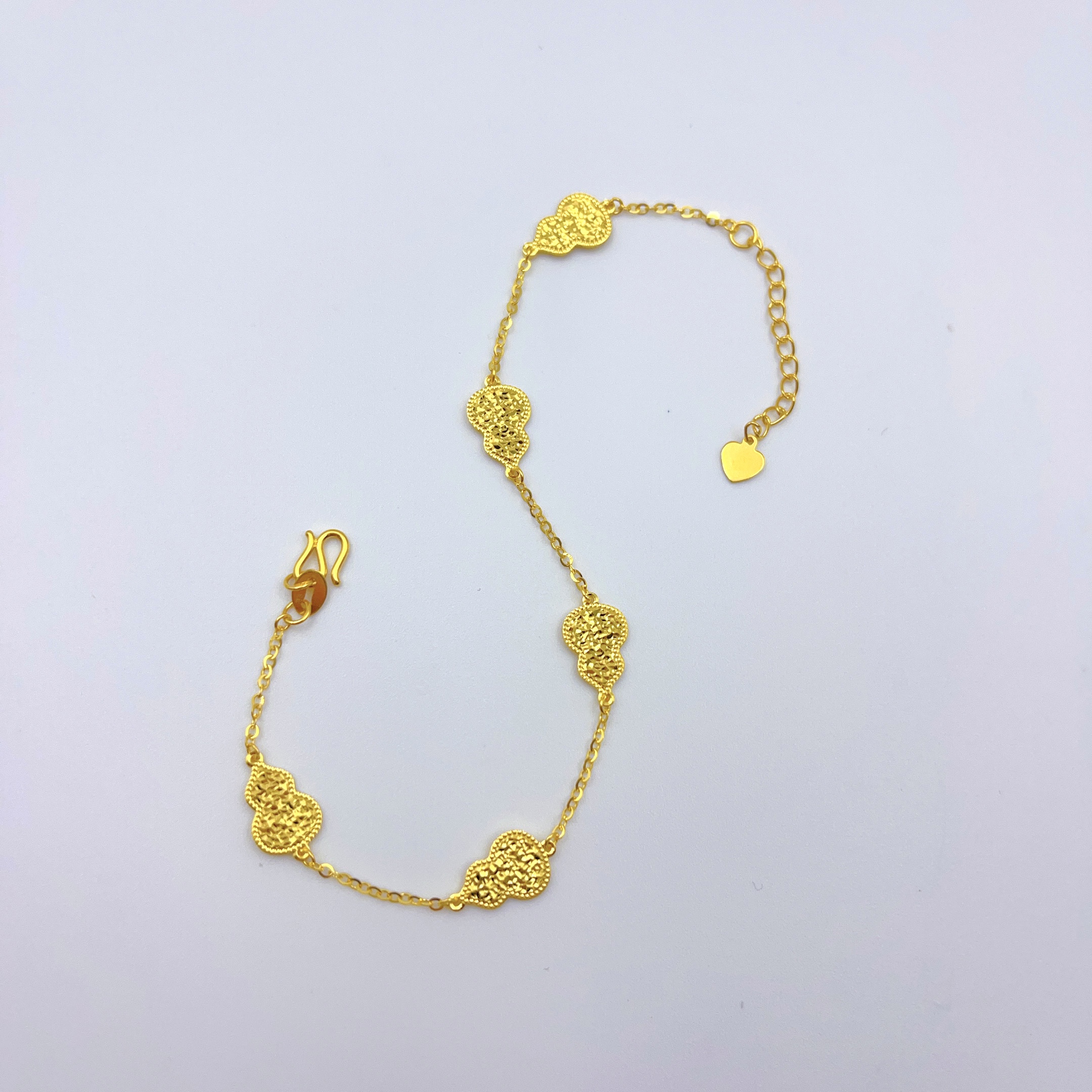 黄金足金999碎冰冰葫芦黄金手链5G精工2025福禄双收福气满满