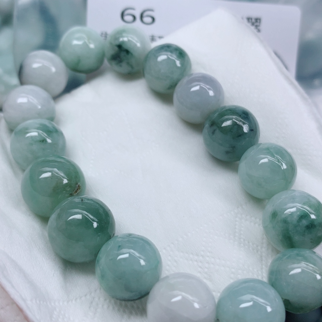 翡翠未镶嵌项链珠子珠