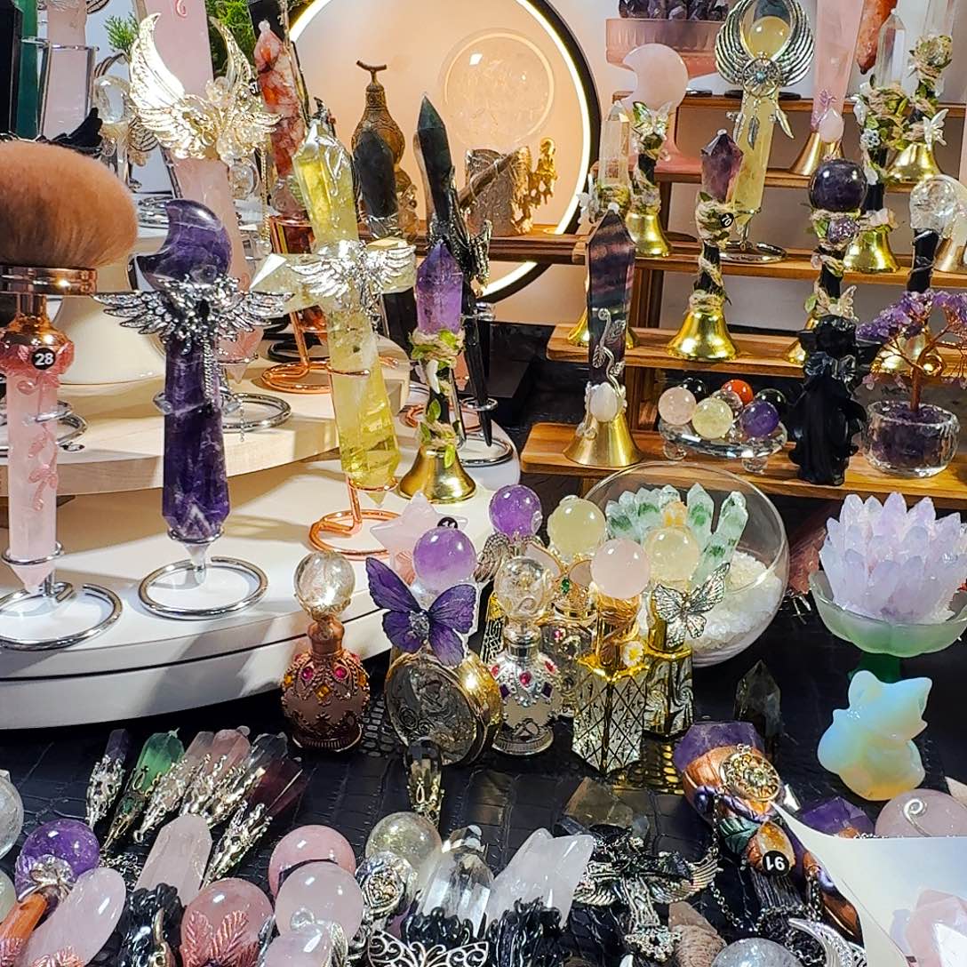 钛钢珠宝半成品水晶刷子补差价