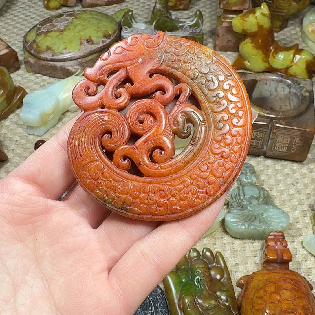 白玉菩提吊坠挂件