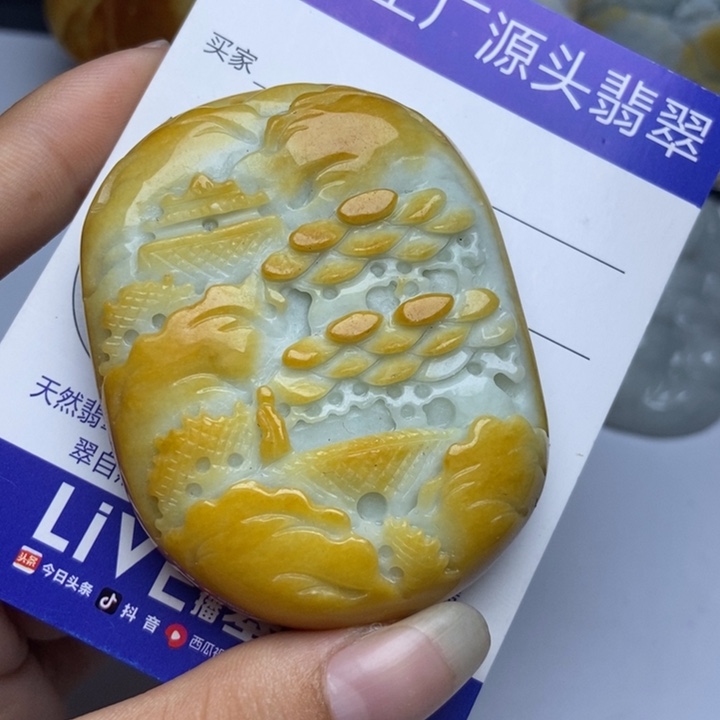 翡翠未镶嵌颈饰翡翠