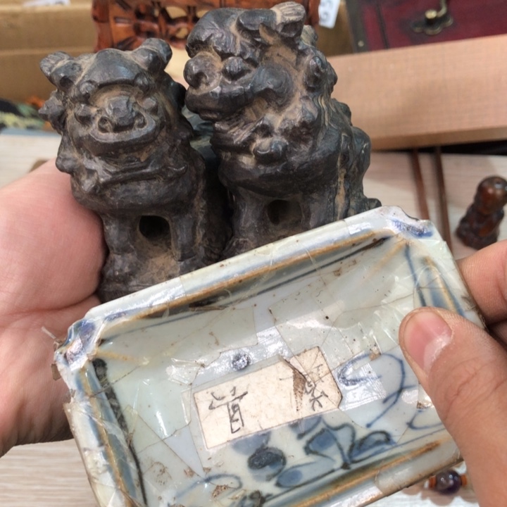 陶瓷孤品单件车里拍