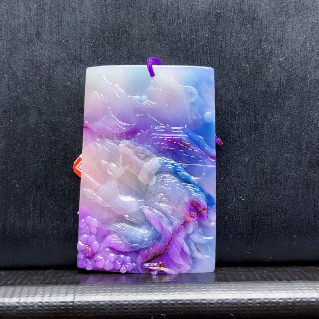 未镶嵌苏纪石（舒俱来）雕刻件雕刻件