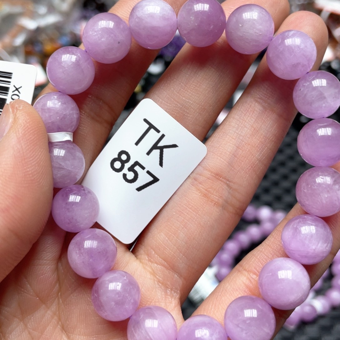 锂辉石手串未镶嵌