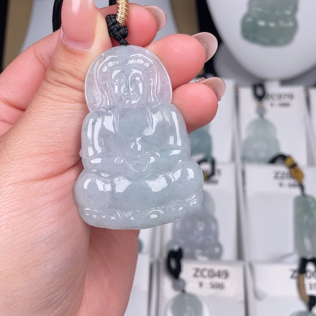 翡翠未镶嵌颈饰za030-7