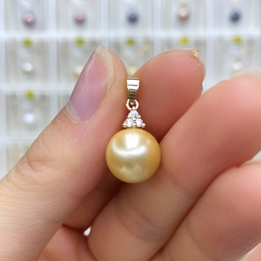 未镶嵌淡水珍珠吊坠(赠链)