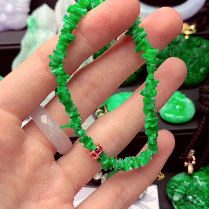 未镶嵌手串翡翠手串