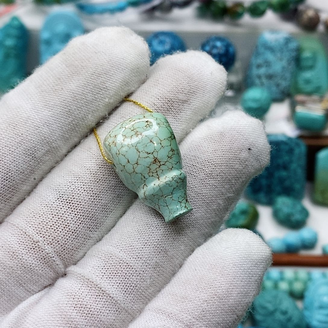 绿松石珠宝奇石未镶嵌