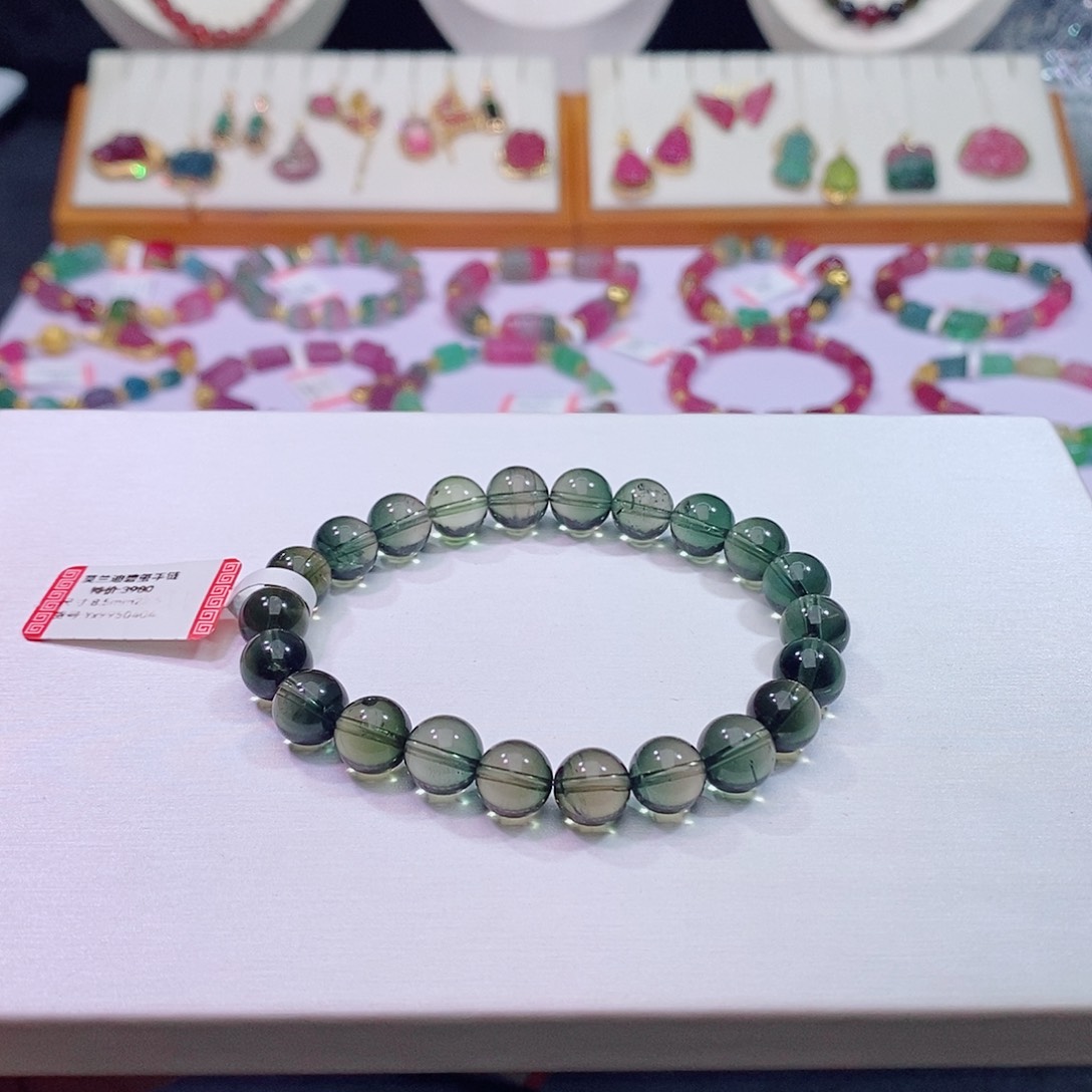 碧玺碧玺m未镶嵌手链