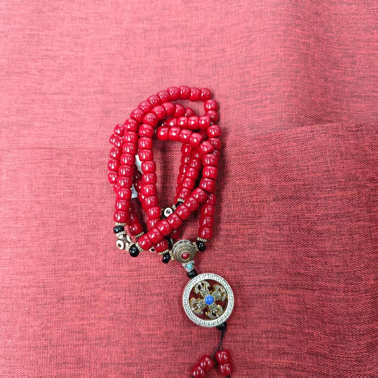 阿卡红 红娘娘项链男女款001