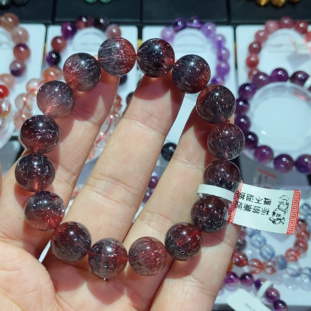 未镶嵌手链水晶蜡**新黑红超七13.3