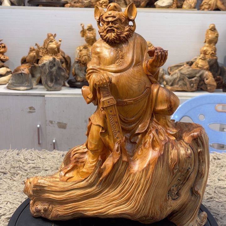 柏木太行崖柏钟馗