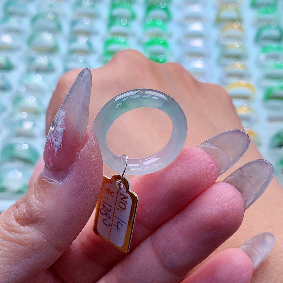 翡翠戒指未镶嵌14号