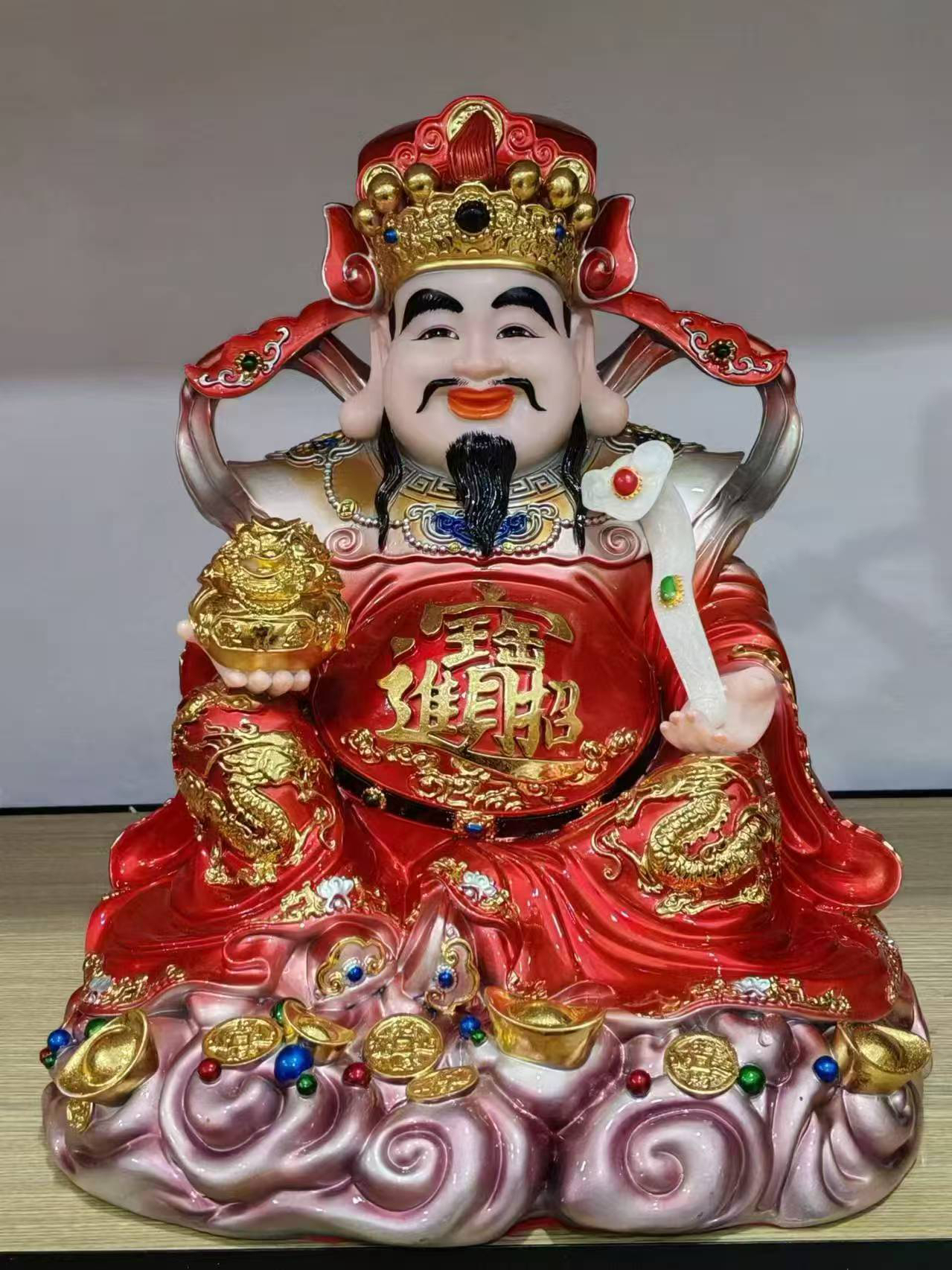 财神爷系列家居摆件12寸