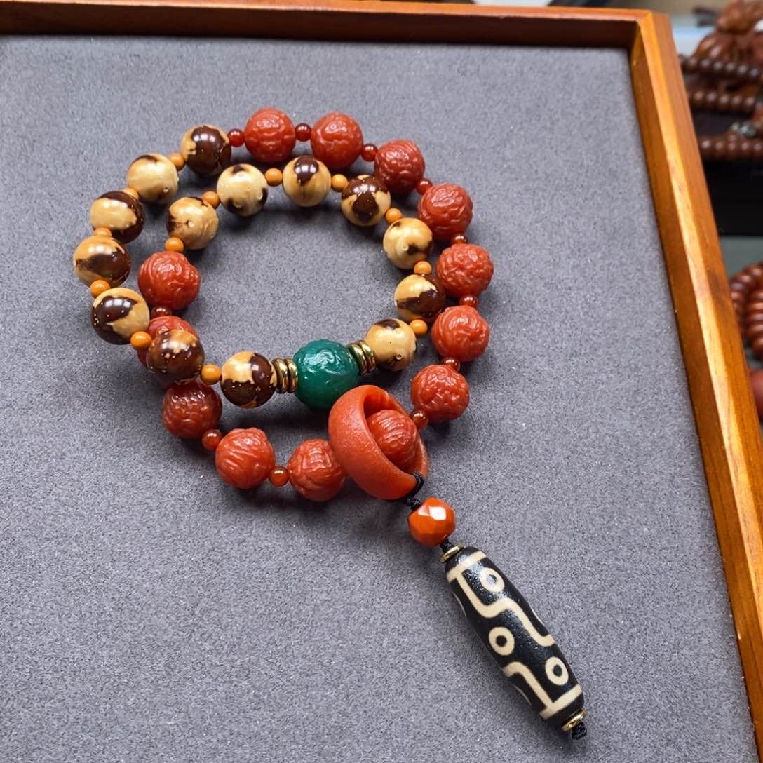 菩提把件未镶嵌紫金鼠