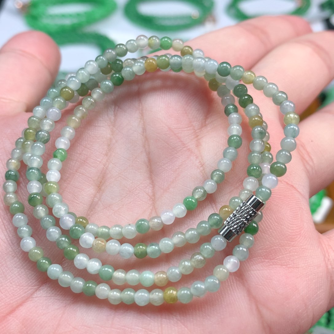 翡翠手链未镶嵌翡翠