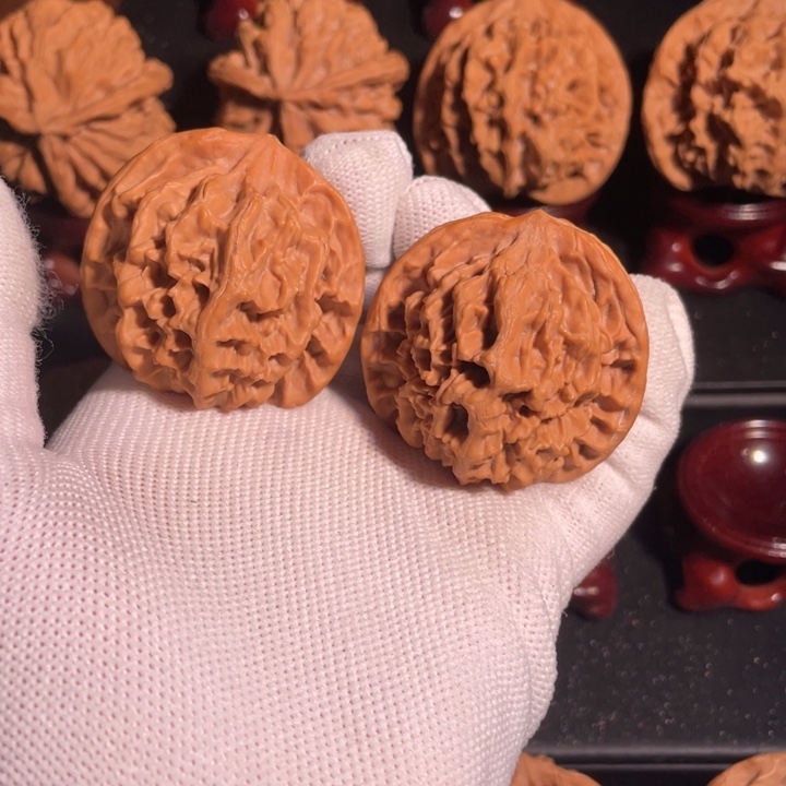 文玩核桃吊坠41官帽微修