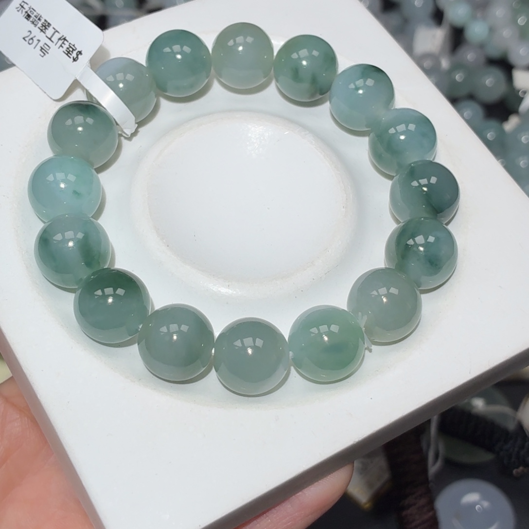翡翠未镶嵌手链翡翠天然A货手串