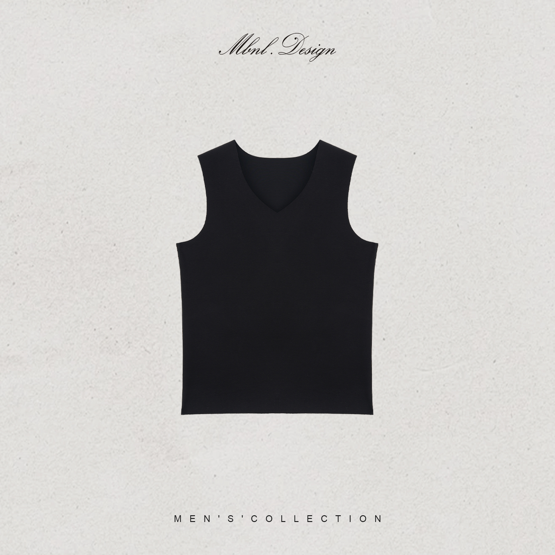MBNL-F「Verve」秦磊男装醋酯羊毛定织丝滑垂坠背心LL-SSY1250