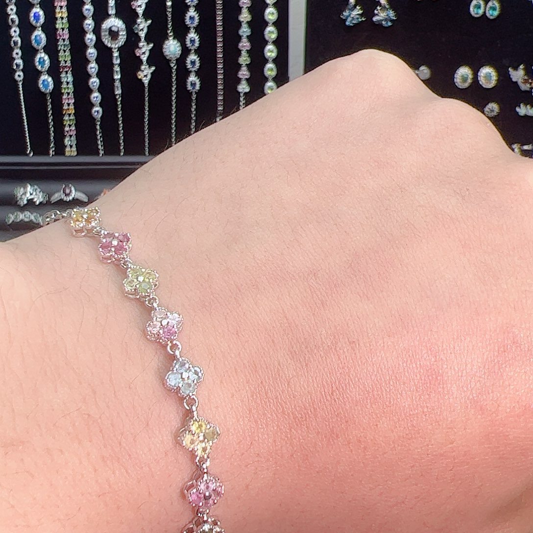 紫晶珠宝半成品银S925镶嵌