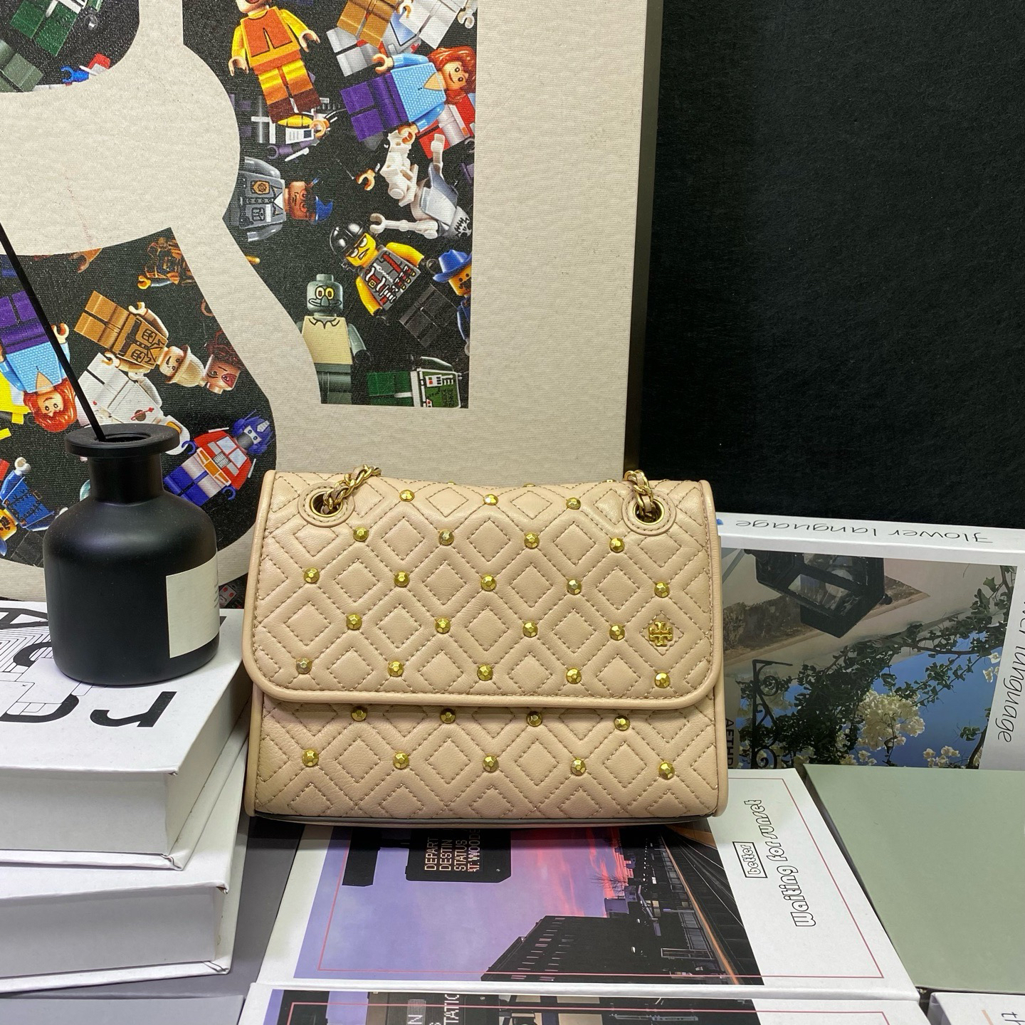 95新 TORY BURCH/汤丽柏琦 汤丽柏琦22644斜挎包20*16