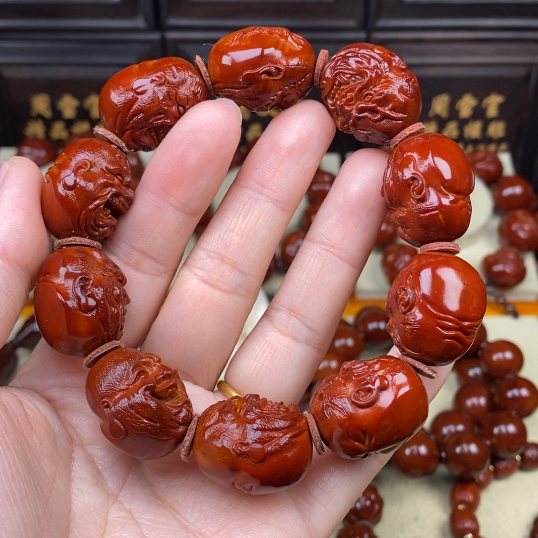 孙***傅橄榄核吊坠恶僧20