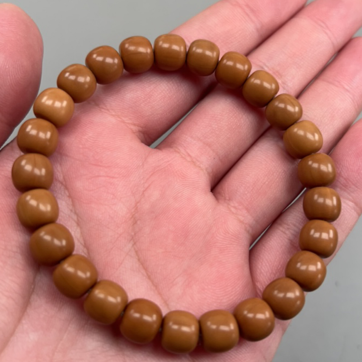 精品猴头单圈手串光珠文玩盘玩佳品