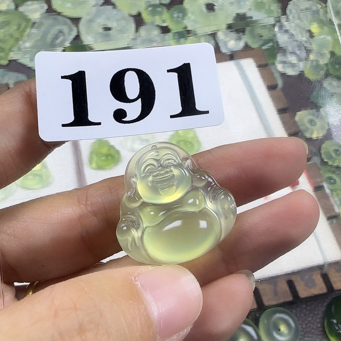 远***黛蛇纹石玉未镶嵌岫玉吊坠