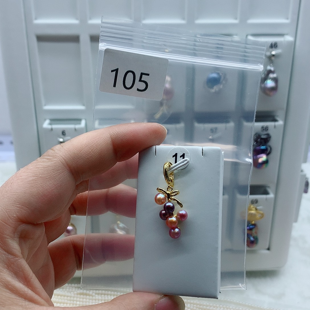 淡水珍珠吊坠(不含链)合金