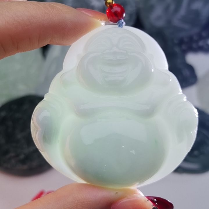 翡翠颈饰未镶嵌天然的A货翡翠多样性发货