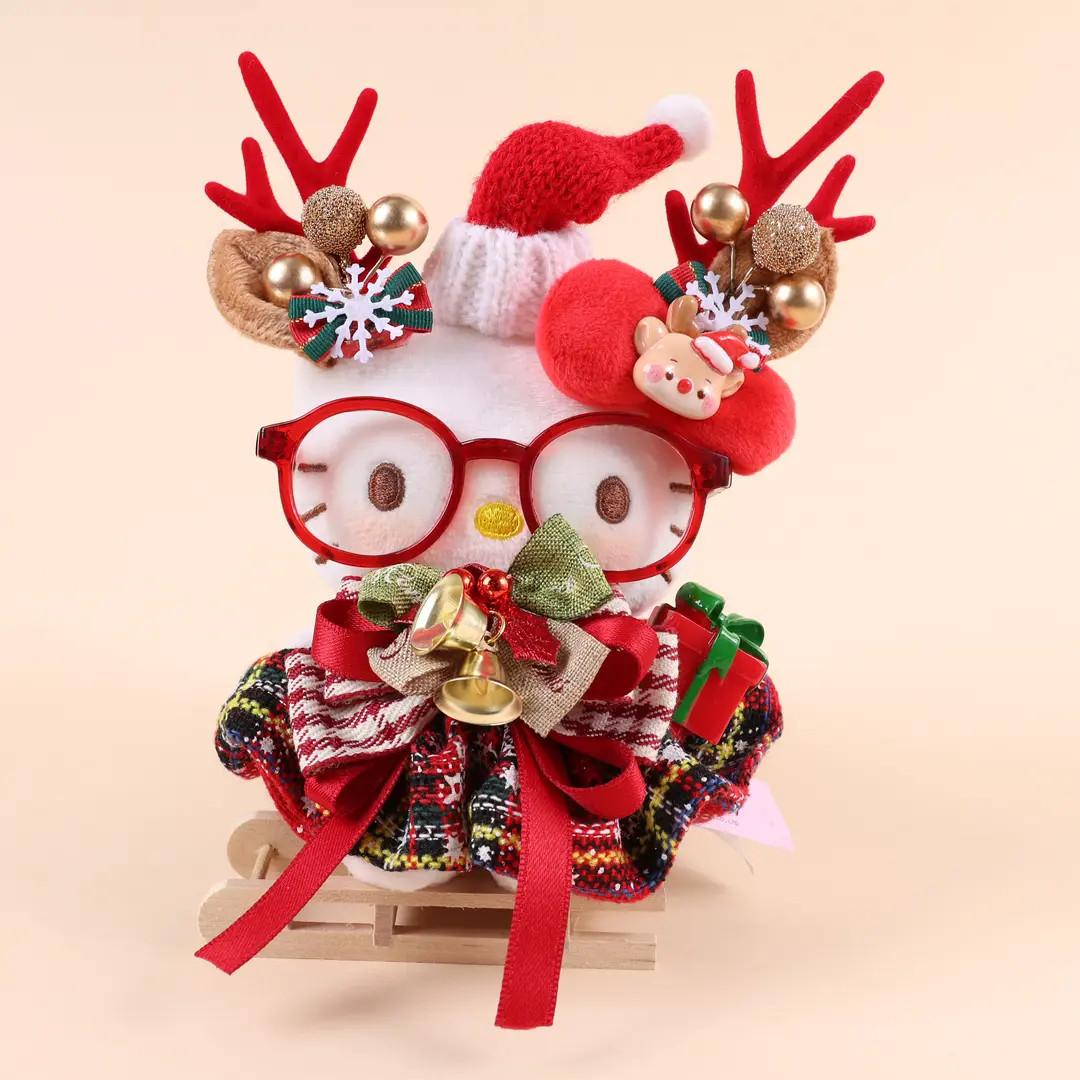 【圣诞雪橇麋鹿】正版helloKitty高颜值包包挂件百货小饰品生日礼物
