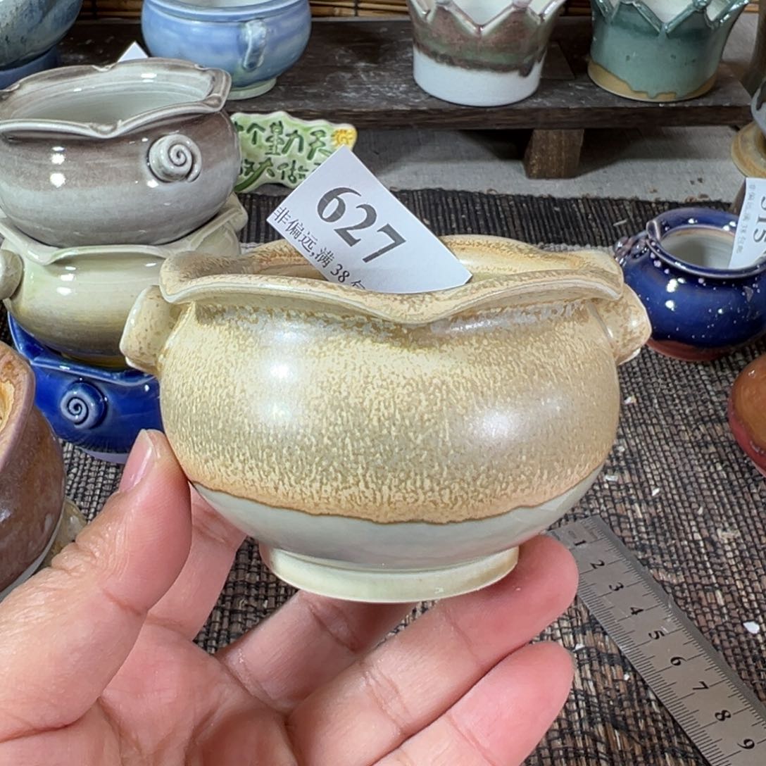 红陶景德镇手工花盆