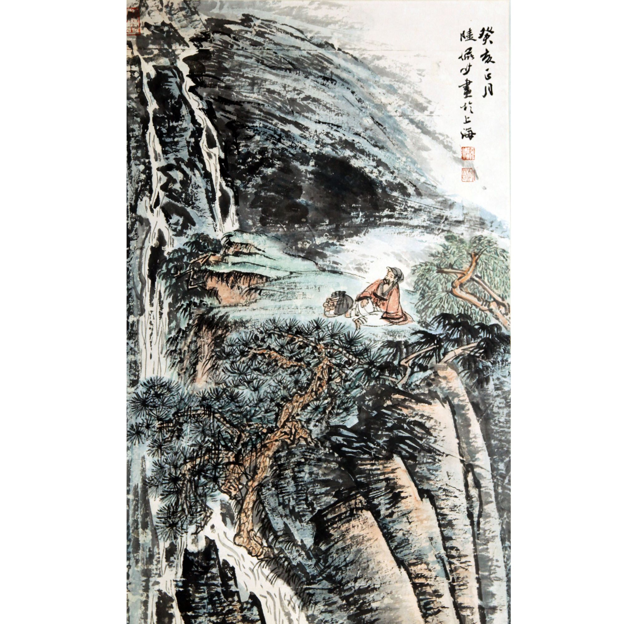 8  山水  74×43  纸本立轴