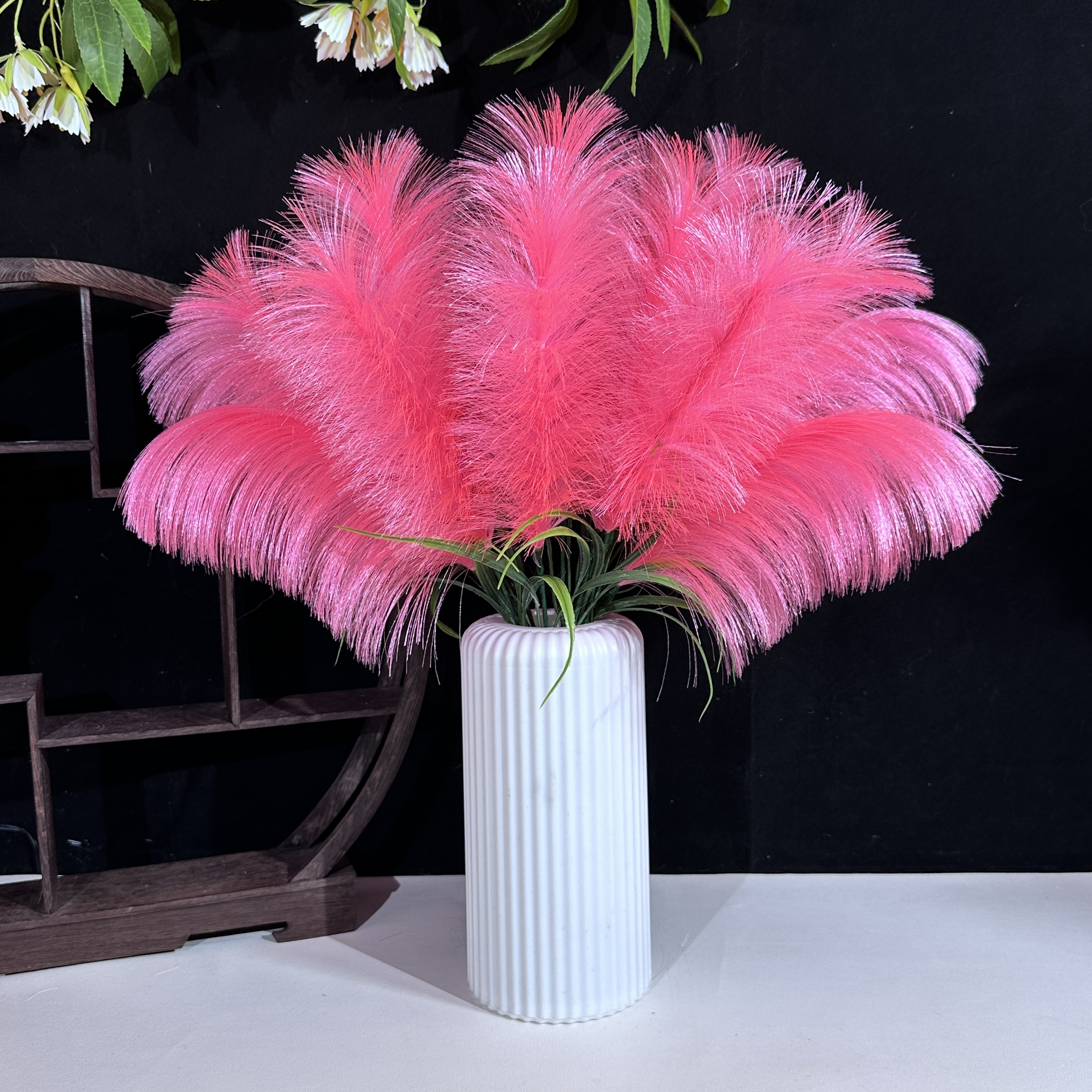 双12福利【买2单送剪刀】【送花瓶】丝带芦苇材料手工DIY材料包