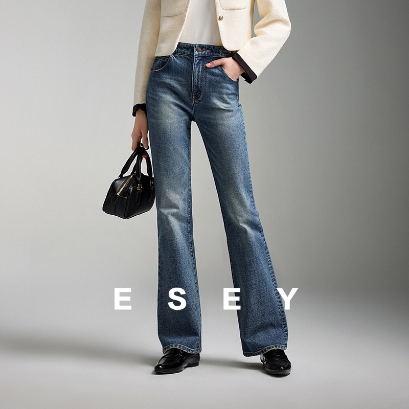 ESE·Y 25秋新款 小个子穿搭神器-Celine凯旋门同款 素描A型裤