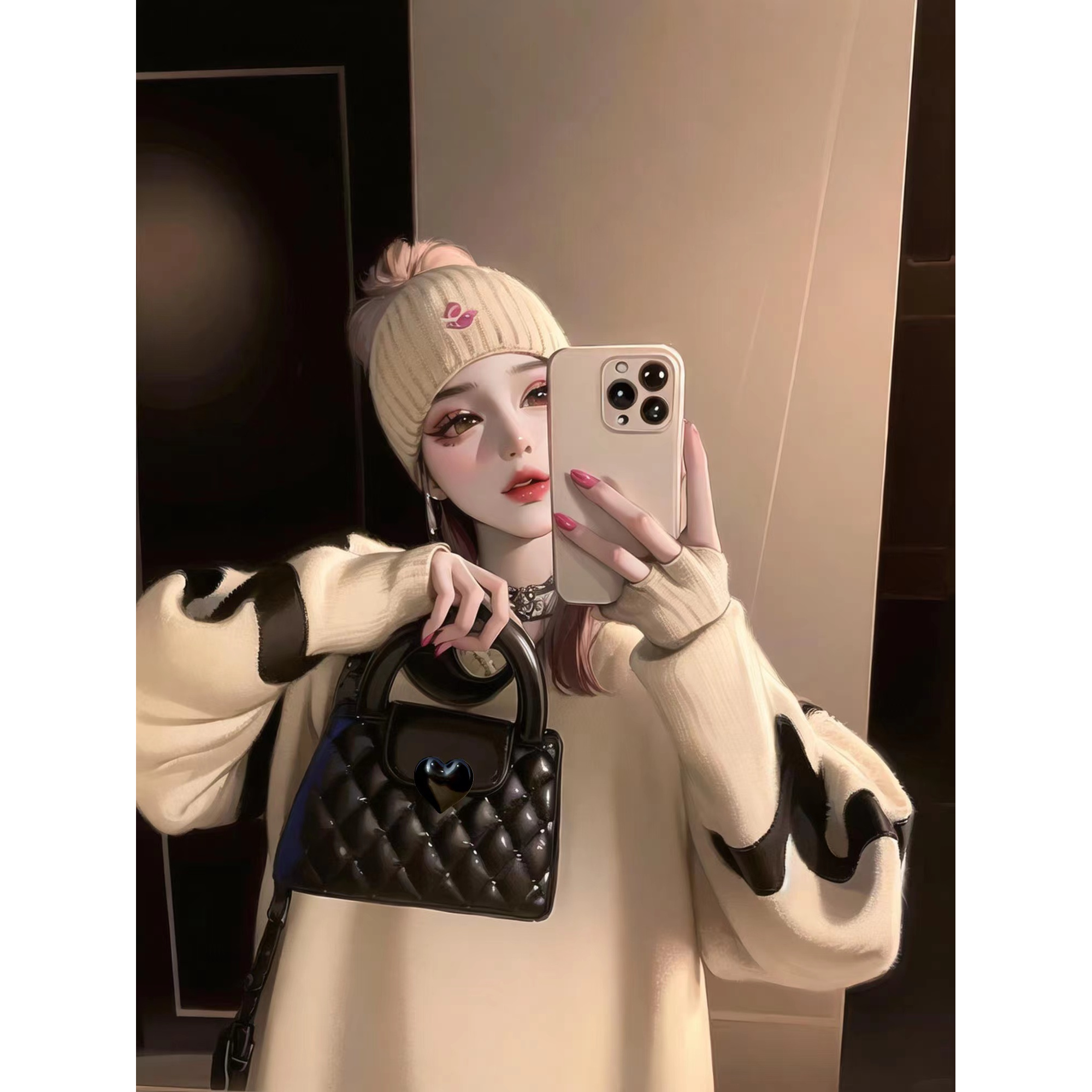 【25S bag 一样的包 包 真皮手提包