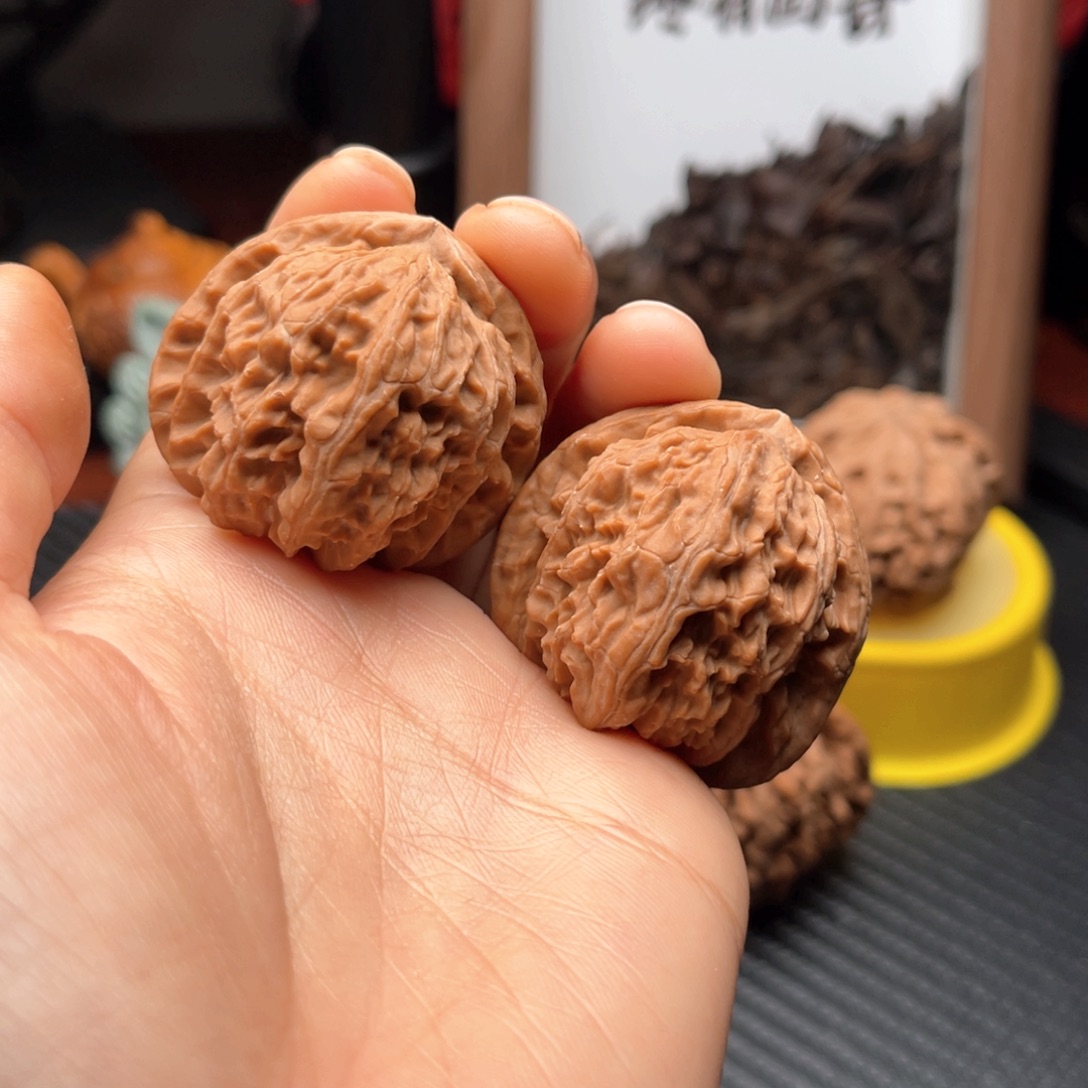 吊坠文玩核桃37三角白