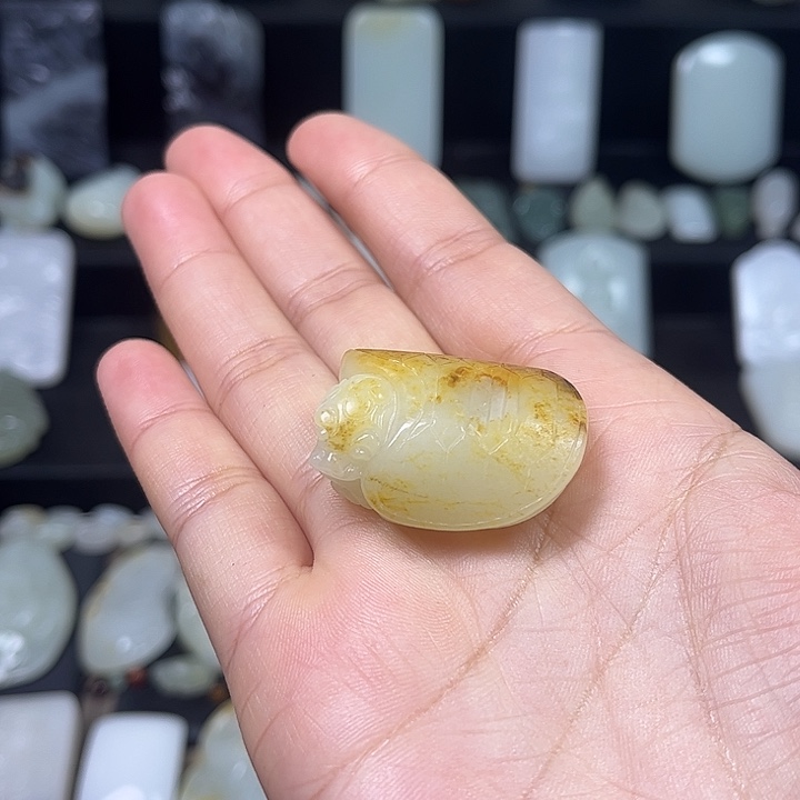 和田玉吊坠(不含链)未镶嵌