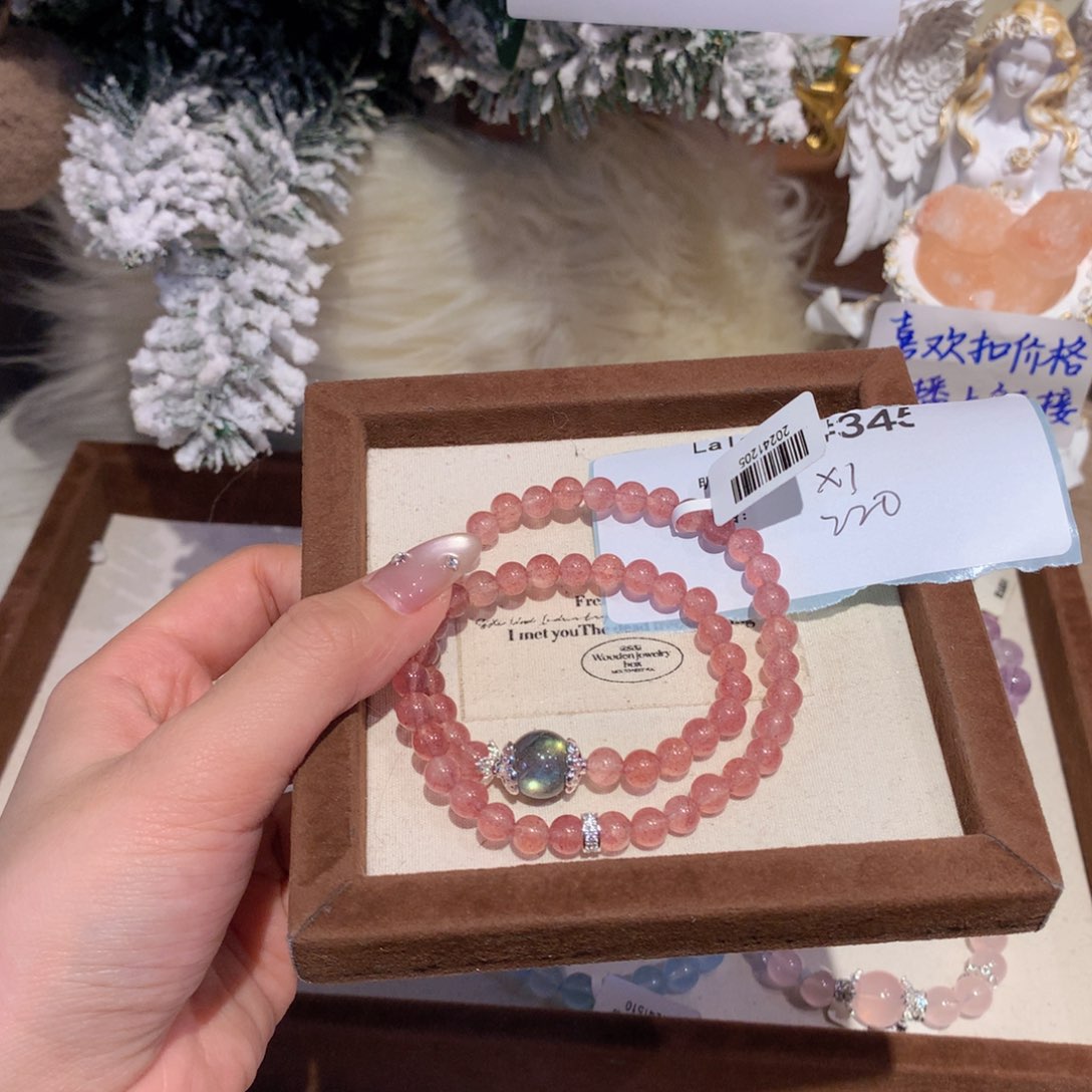 水晶手串未镶嵌今****:345号