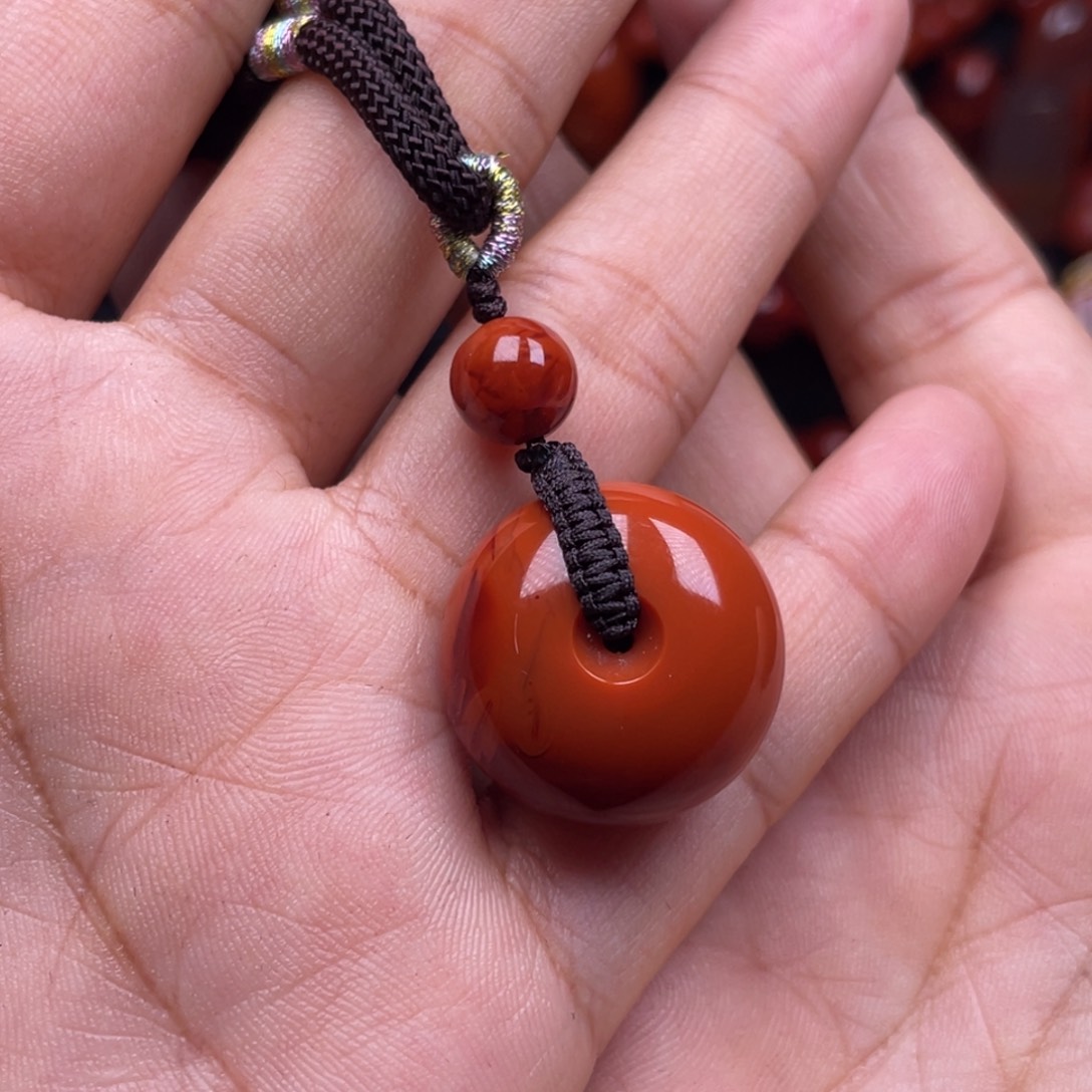 南红玛瑙珠宝奇石未镶嵌吊坠