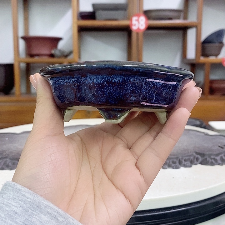 紫砂花盆瑕疵3.5-10-8。。。