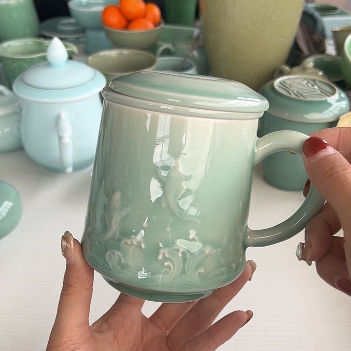 小米茶器龙泉青瓷