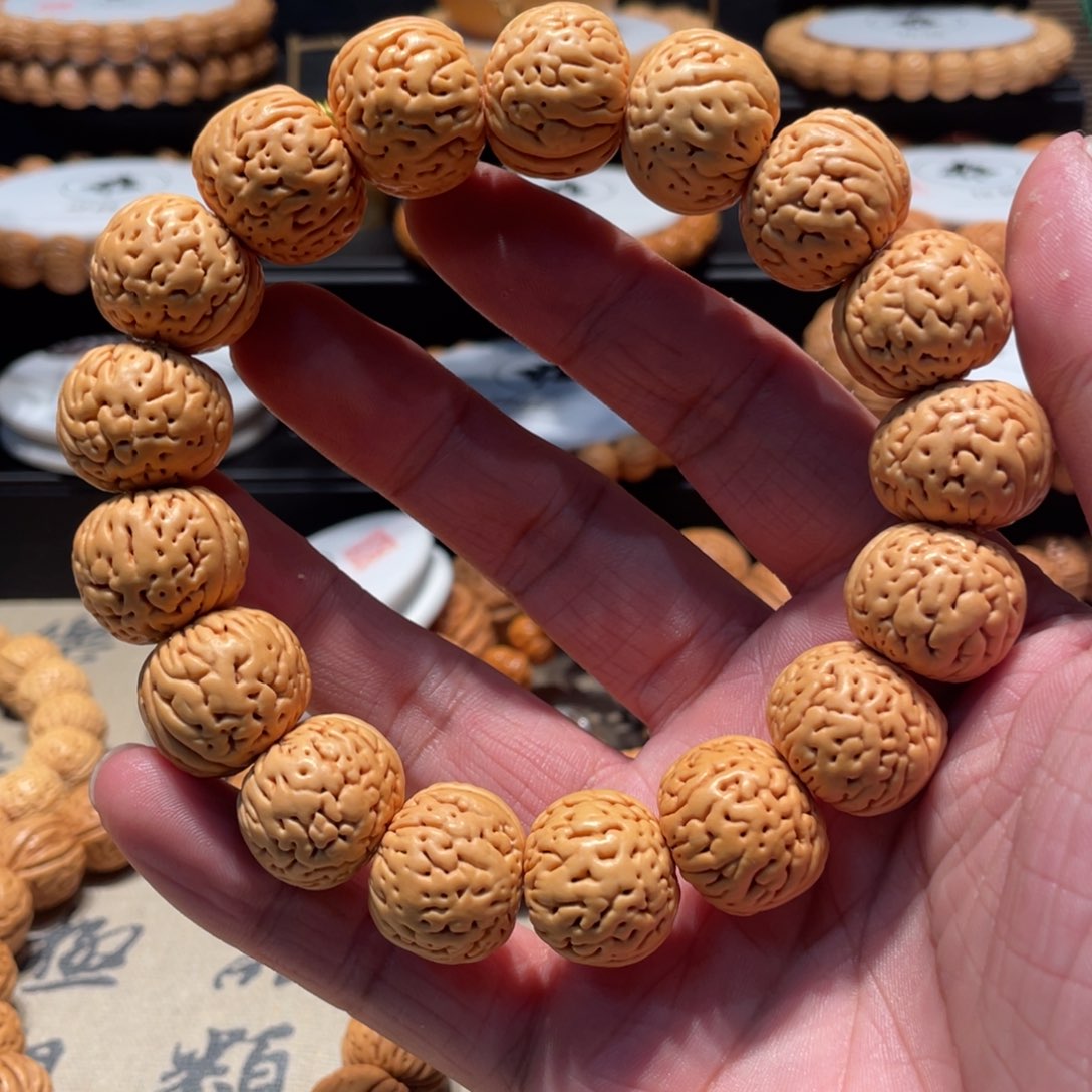 醒***人桃核手串苹果手串3#