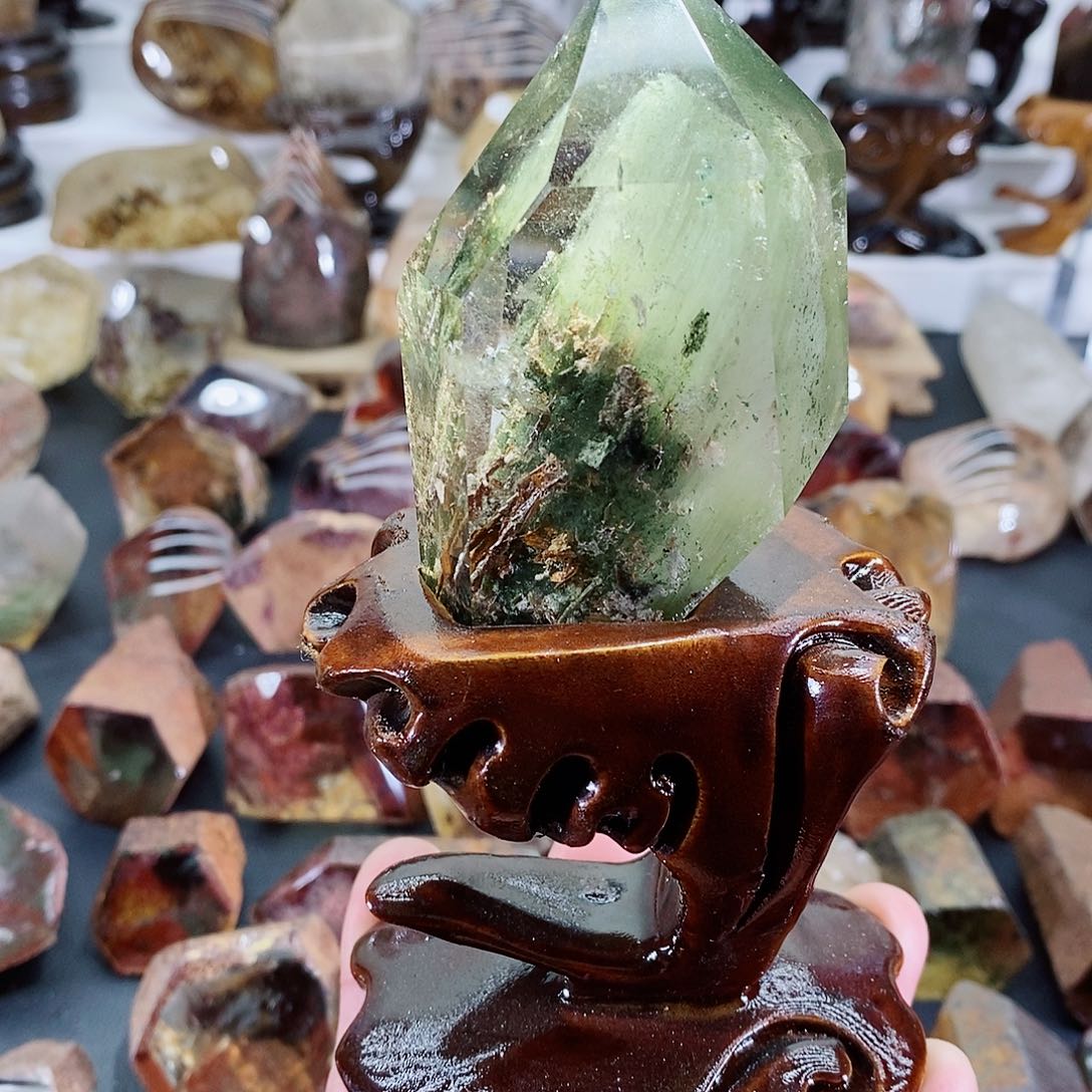 【闪购商品】水晶车挂未镶嵌喜*天然水晶原石