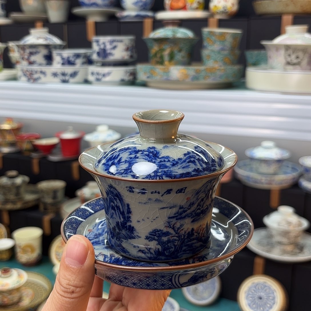 盖碗还能这样子好看啊